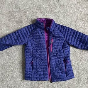 LL Bean Purple light puffy jacket